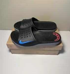 Nike Benassi Solarsoft Men's Size 10 Slides Sandals Black - Picture 1 of 4