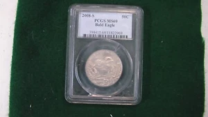 2008-S Bald Eagle Half Dollar PCGS MS-69 - Picture 1 of 4