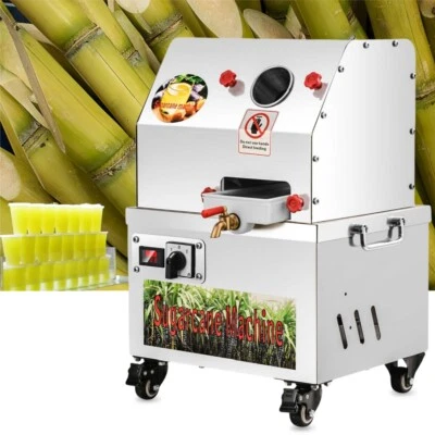 Commercial Electric Sugar Cane Juicer Press Machine 350W Juicing Machine 110V - Image 1 of 4
