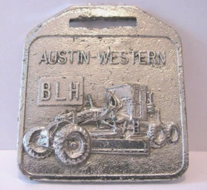 BLH Austin Western Road Grader Taschenuhr Anhänger McCallister Ausrüstung Alsip IL - Bild 1 von 1