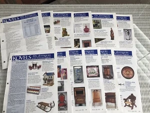 2001 -2002 Lot of 11 + index  KOVELS ON ANTIQUES AND COLLECTIBLES NEWSLETTER  - Picture 1 of 10