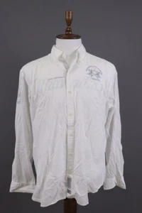 La Martina Buenos Aires White Hawaiian Long Sleeve Button Shirt Size XXL - Picture 1 of 17