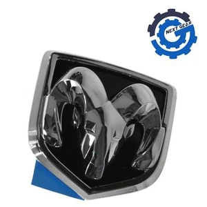 New OEM Mopar Rams Head Emblem Chrome 2004-2009 Dodge Durango Dakota 55077717AB - Picture 1 of 2