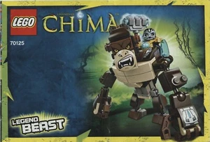Lego Legends of Chima # 70125 Gorilla Legend Beast - instrucciones de construcción (¡sin piedras!) - Imagen 1 de 1