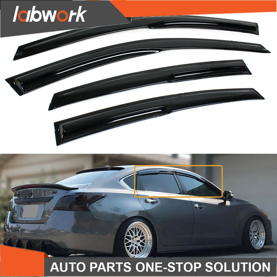 Лабораторный дефлектор козырька от дождя для седана Nissan Altima 2013-2017 2018 годов выпуска - Изображение 1 из 4