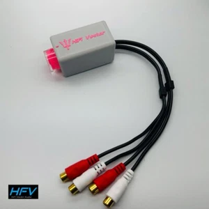 Pink - Grey Subwoofer amplifier RCA level Remote Bass Knob control - Picture 1 of 2