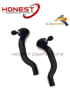 Fits RENAULT LAGUNA MK2 2001> FRONT OUTER TRACK TIE ROD ENDS L/R X2 By Karlmann - Picture 1 of 5