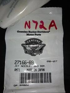 Harley Davidson NOS OEM 27166-89 Jet Needle N27A    PB - Picture 1 of 2