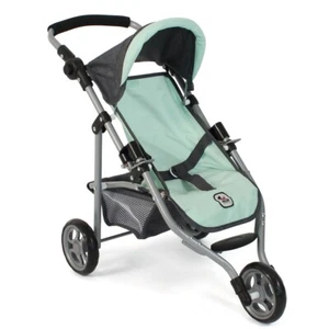 Bayer Chic 2000 Puppen Jogging-Buggy LOLA melange anthrazit-mint TOP - Bild 1 von 4