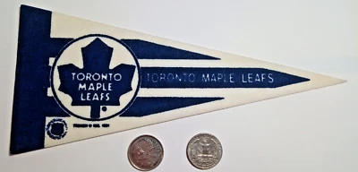 1991 NHL Toronto Maple Leafs Approximately 9 Inches Long Mini Pennant - Image 1 of 4