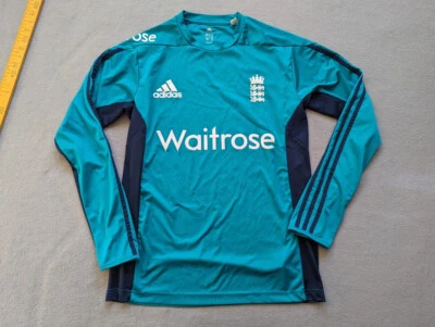 England Cricket adidas Away Jersey 2016 Size L Long Sleeve Waitrose - Image 1 of 4