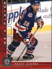 2001-02 BAP Memorabilia Ruby #2 Radek Dvorak /200