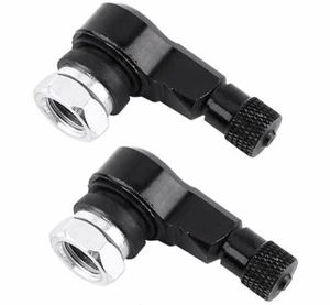 11.3mm Car Tire Air Valve Universal Motorcycle Aluminum Alloy-Black - Picture 1 of 1
