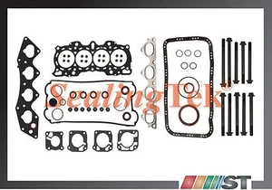 Fit 97-01 Honda CR-V 2.0L B20B4 B20Z2 Engine Full Gasket Set w/ Head Bolts Kit - Picture 1 of 1