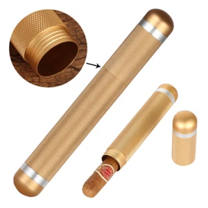 2er-Pack luftdicht geruchsfest Metall Zigarrenetui Tube Zigarrenzubehör Zigarrenhalter - Bild 1 von 12