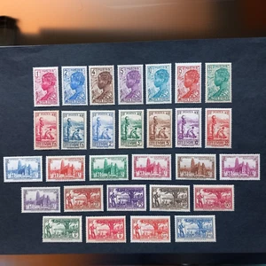 COLONIE FRANCESI - COTE D' IVOIRE 1936/39 SOGG.VARI, SERIE DI 29 VAL. LING. MH* - Imagen 1 de 2