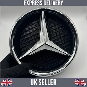 Mercedes Benz Chrome Grille Star Badge W205 A,B,C Class GLA,GLK,CLA,CLS 13-2018 - Picture 1 of 12