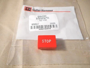 CUTLER HAMMER E30KC231 push button lens (NIB) - Picture 1 of 3