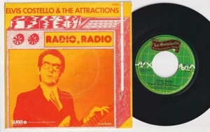 Elvis COSTELLO * Radio, Radio * 1978 BELGIUM 45 * POWER POP PUNK * - Picture 1 of 2