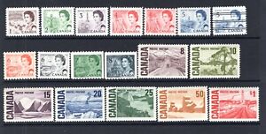 Canada - 1967 - 73 Definitive Part Set MNH