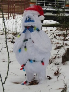 32-Inch Pre-Lit Rudolph The Red-Nosed Reindeer Bumble Christmas Yard Decoration - Picture 1 of 8