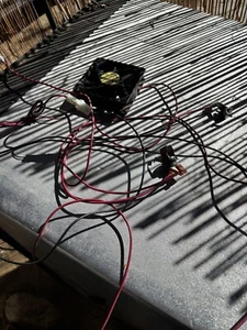 RV Fridge 12V DC Fan Mount & Sensor Brushless ADDS .39 Amps from Dometic Used - Picture 1 of 1