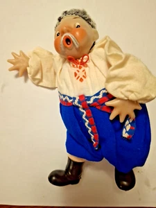 8.5” Ukranian doll ethnic Traditional Dress l Ukraine vintage - Picture 1 of 4