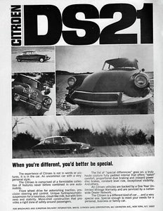 Citroën DS-21 1967 sedán ""You'd Better Special"" anuncio impreso original - Imagen 1 de 1