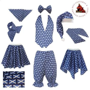 Childs Scotland Saltire Flag St Andrews Scottish Sports Supporters Fancy Dress - Picture 1 of 29