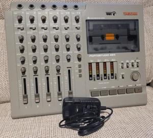 Serviced TASCAM 424 MK1 Portastudio 4 Track Recorder Cassette Studio Tape - Picture 1 of 17