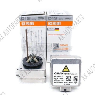 2X OSRAM Xenarc Classic Xenon Car Headlight Bulb D1S 66140CLC - Image 1 of 4