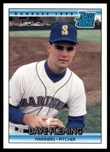 1992 Donruss Dave Fleming Seattle Mariners #404 - Picture 1 of 2