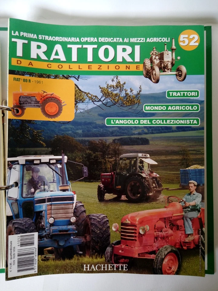 SNAKE-42 Fascicolo Trattori da Collezione Hachette FIAT 80 R 1961 N° 52 - Immagine 1 di 1