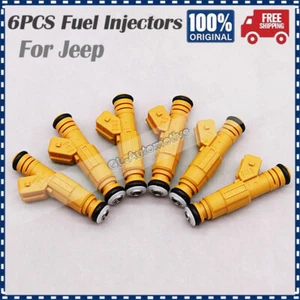 Inyectores de combustible 6X 0280155710 4 orificios para Jeep Grand Cherokee Comanche 87-98 4,0 L - Imagen 1 de 6