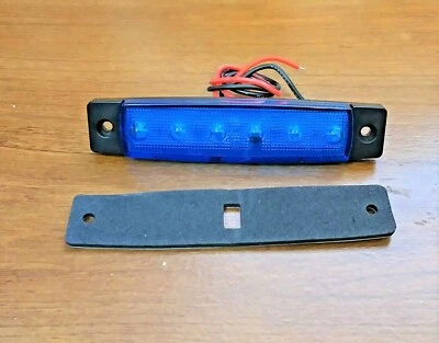 BBT Grande Super Brillante 12 Voltios Impermeable Azul LED Luz de Cortesía Foto 1 de 4