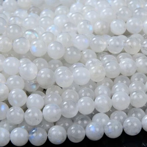 Cuentas redondas Rainbow Moonstone 3 mm 4 mm 5 mm 6 mm 7 mm 8 mm 9 mm 10 mm 11 mm 12 mm (D146) - Imagen 1 de 3