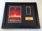 INDEPENDENCE DAY - GENUINE LTD EDTN 10" X 8" FRAMED 35MM FILMCELL with COA