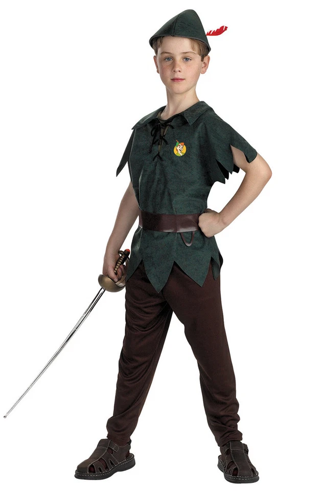 Nuevo Disfraz Clásico de Halloween Disney Peter Pan para Niño Foto 1 de 1