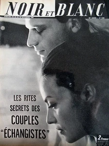 1969 JACQUELINE GAUTHIER ET LES HOMMES COUPLES EXCHANGEISTES BLACK & WHITE 1286 - Picture 1 of 1