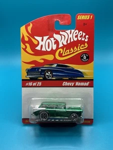 2004 Hot Wheels Classics Series 1 16/25 Chevy Nomad Green Variant WhiteWall - Bild 1 von 4