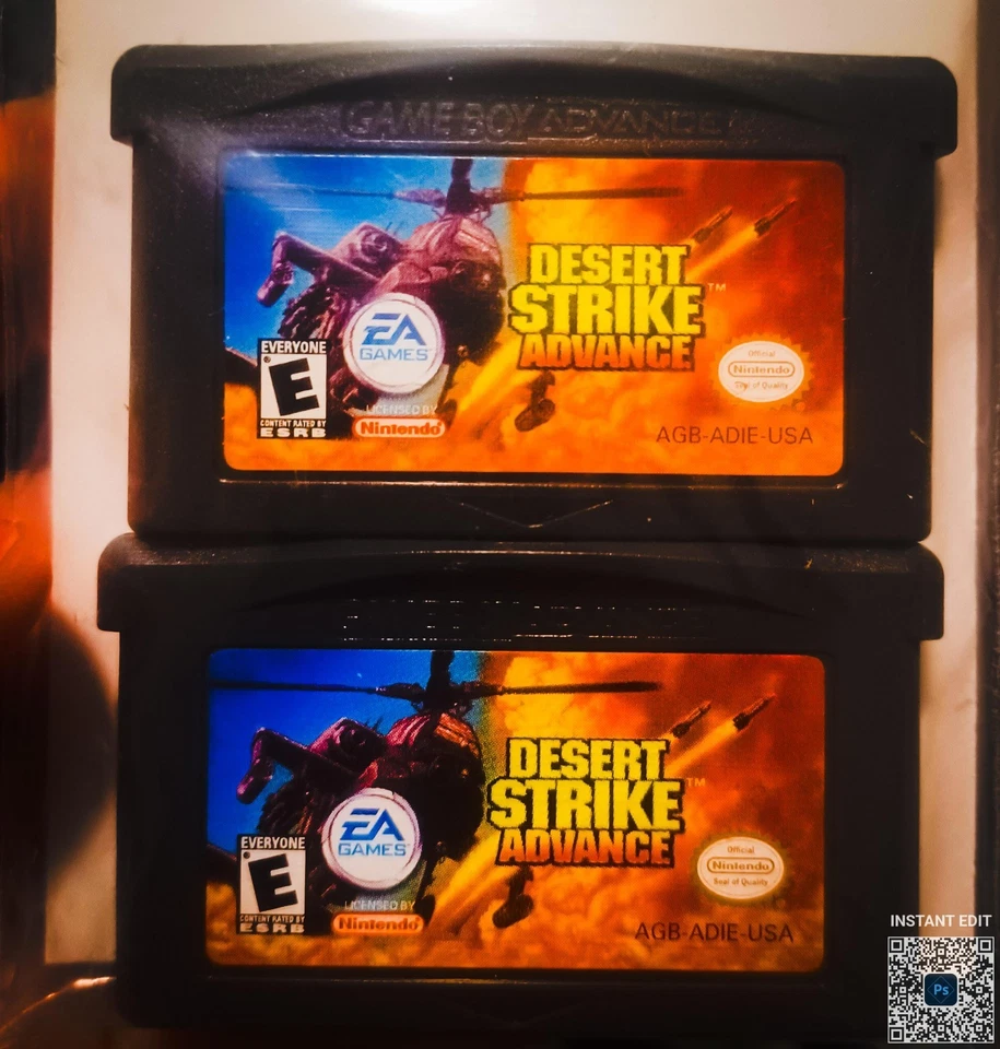 Two 2 Desert Strike Advance (Nintendo Game Boy Advance, 2002) game WORKS! Carts - Image 1 of 1