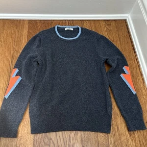 J Crew Crewcuts Boys Sweater Lightning Sz 8 - Picture 1 of 5