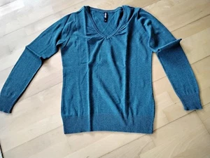 Damen Pullover Gr. 42, taupe, V-Ausschnitt, langarm - Bild 1 von 1