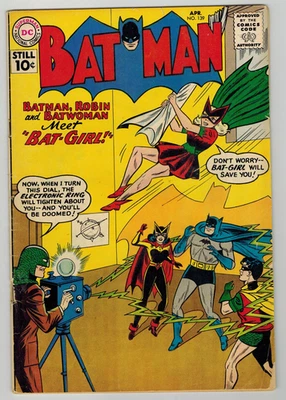 Batman 139 1961 DC Comics 1st App Bat-Girl Batwoman Robin (VG) (4.0) - Image 1 of 4