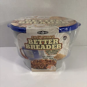 Cook’s Choice Easy Shake Better Breader Batter Bowl Bread Crumb Coating Tool - Picture 1 of 4