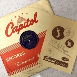 Metronome All-Stars Early Spring Local 802 Blues JPN 78RPM Shellac King Capitol - Picture 1 of 10