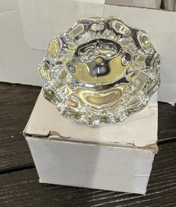 New set (4) Clear Crystal & Gold Cabinet Knobs Drawer - Picture 1 of 2