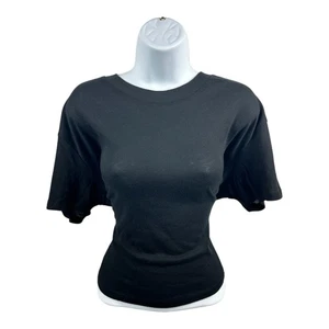 Camiseta corta para mujer Alternative Apparel Headliner (negra) - talla XL - Imagen 1 de 4