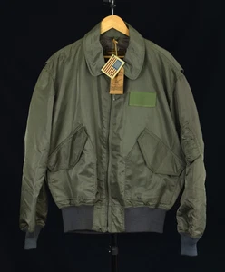 NWT Cockpit USA Aviator's Flight Kit Jacket 2XL Nylon Green #Z2285W Made in USA - Picture 1 of 19
