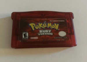 Pokemon: Versione Rubino GBA Game Boy Advance 2003 Autentico - Batteria Nuova/Pulito! - Foto 1 di 2